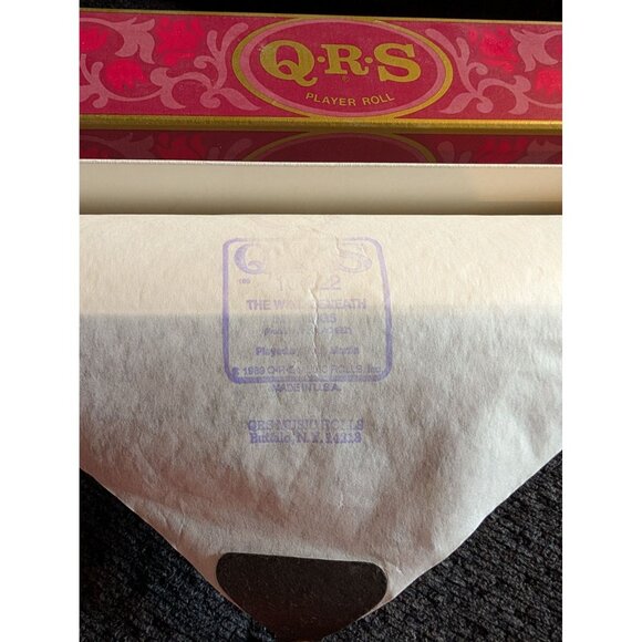 Q.R.S. Word Roll 10-922 The Wind Beneath my Wings Player Piano Roll - Picture 3 of 3